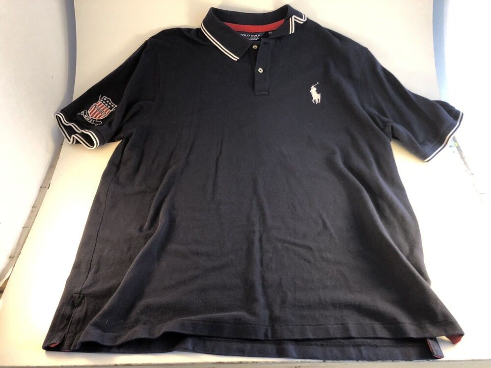 Ralph Lauren Polo Golf Polo Shirt 2XL XXL S/S Logo Pony 2011 US Open USGA